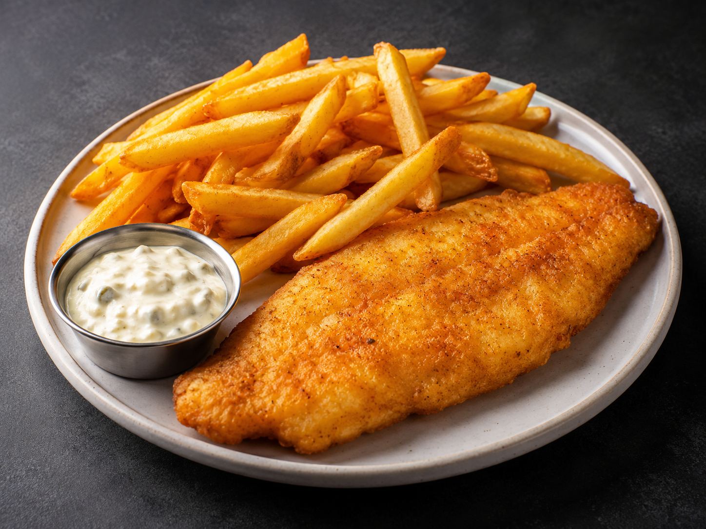 1pc Swai Fillet w/ Fries + Tartar Sauce